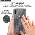 iPhone X/XS/XR/XS Max Premium Quality Clear Carbon Fiber Back Sheet