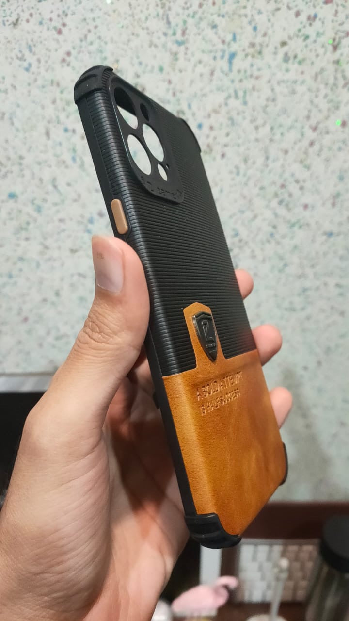 Apple iPhone 12 Pro Max Premium Quality Leather Soft Case Cover