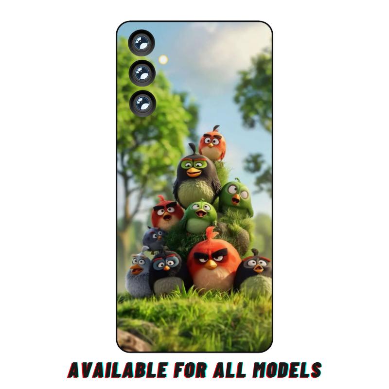 Samsung A15 Angry Bird Print Back Skin Full Body