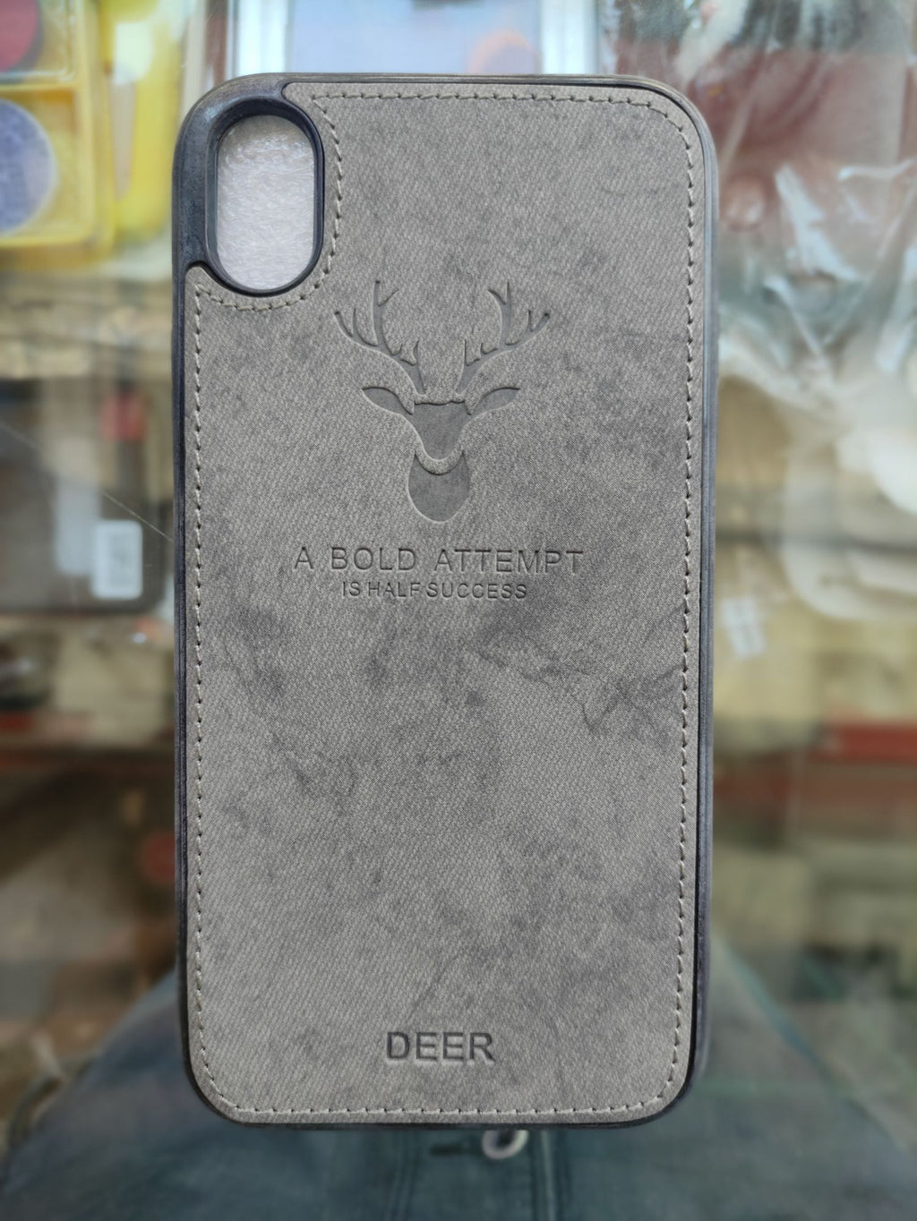 iPhone XR Soft Deer Fabric Cloth back cover