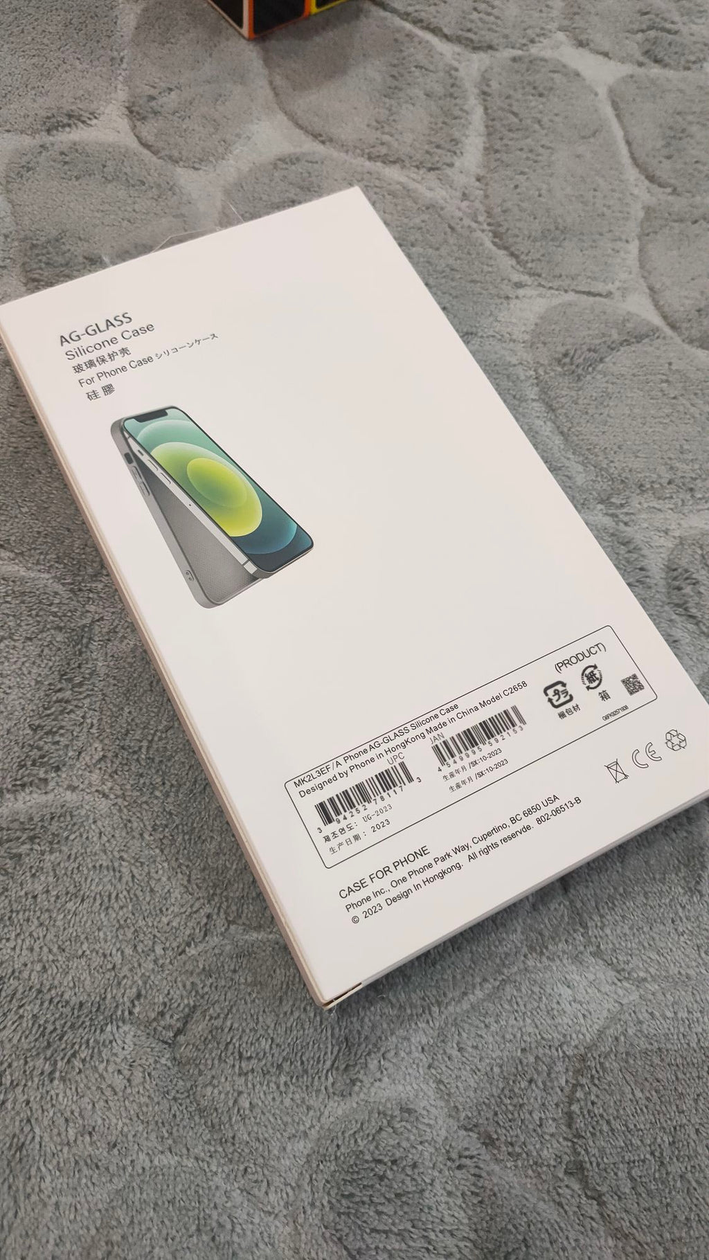 iPhone 15 Pro Max AG Glass Titanium Grey Camera Lens Case