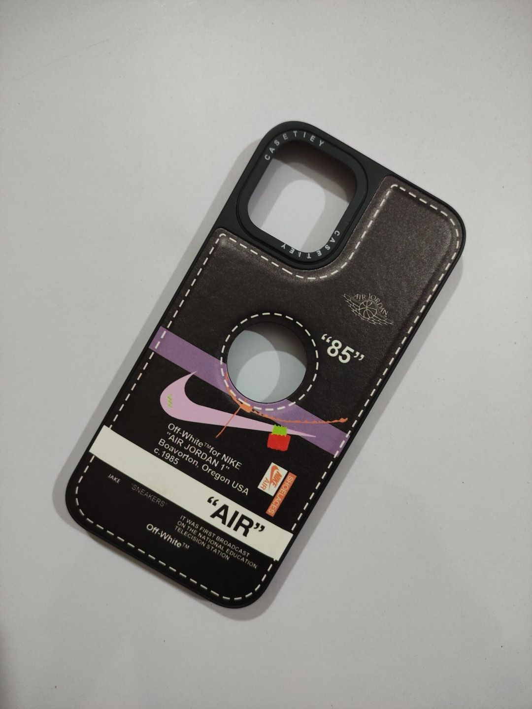 iPhone 12 Pro Max Soft Silicone CASETIFY Printed back Cover