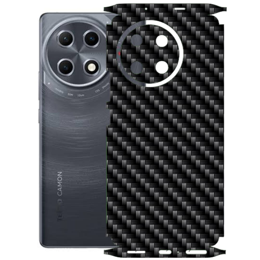 Tecno Camon 30s Carbon Fiber Texture Full Body Skin Wrap