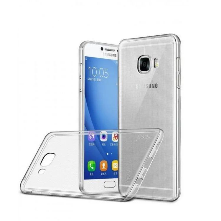 Samsung Galaxy C5 Soft Silicone TPU Clear Transparent Back cover