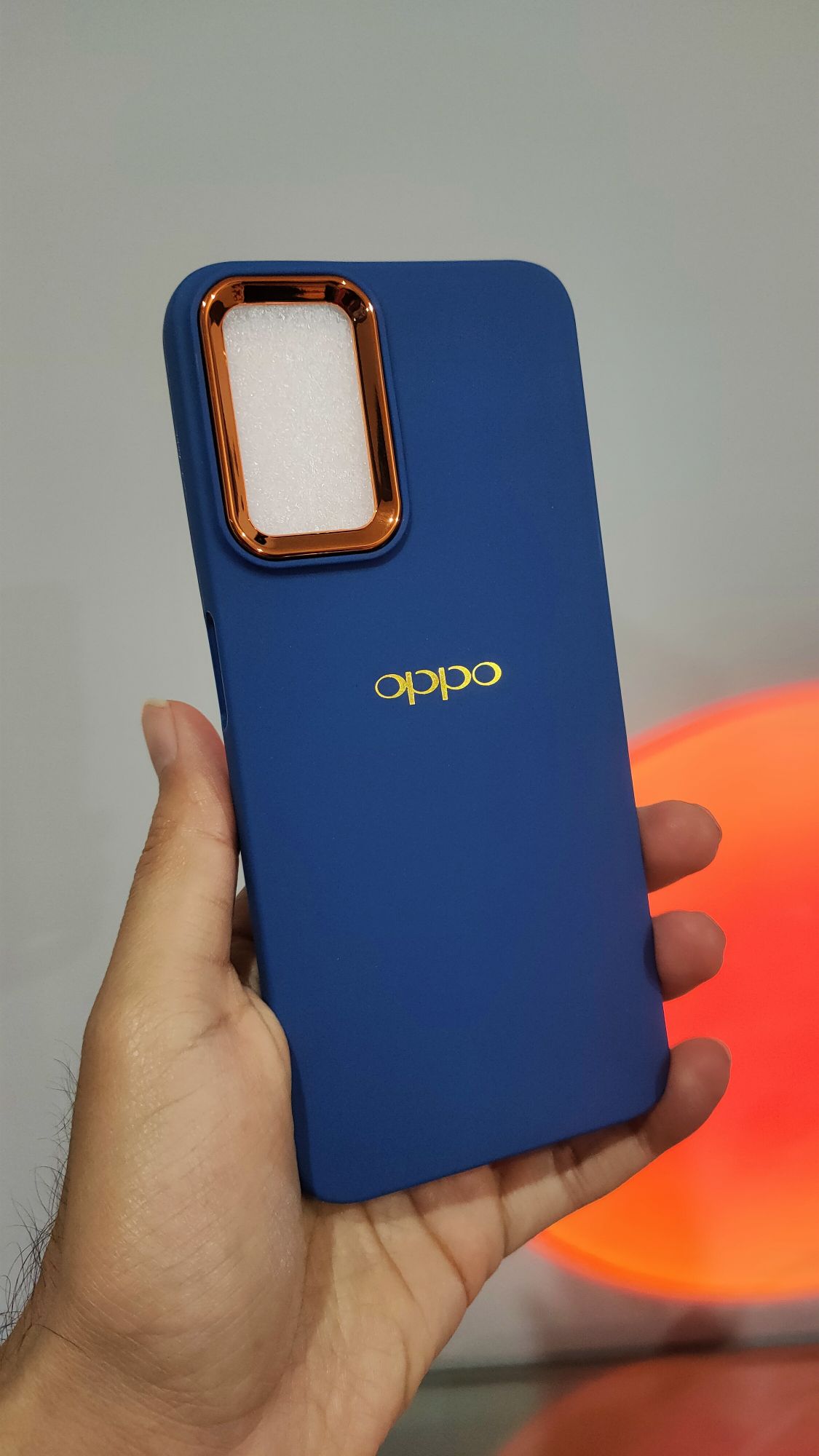 Oppo A76/A96/Real me 9i Premium Quality Camera Protection Ring Soft Silicone Back Cover