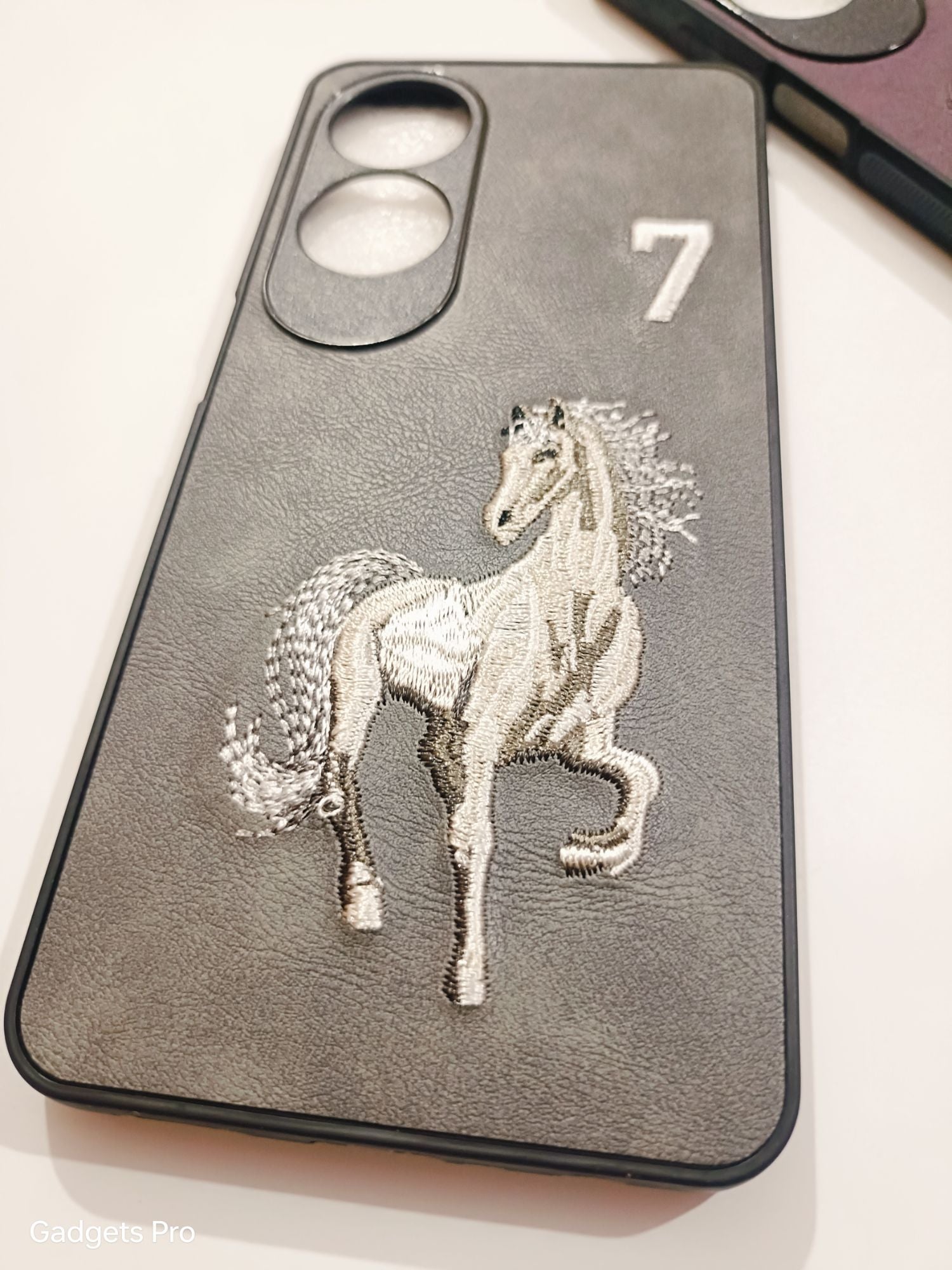 Oppo A60 4G Soft Silicone Embroidery Polo Back Cover
