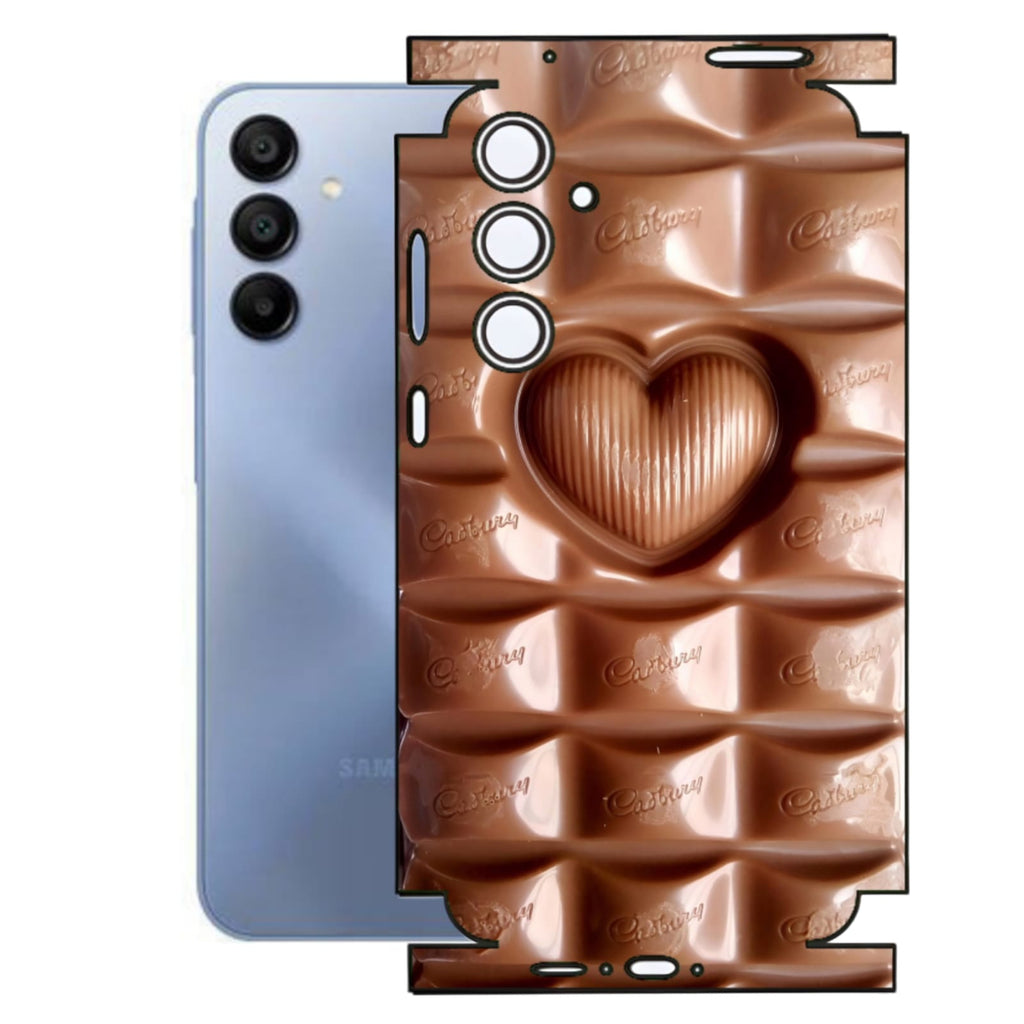 Samsung A15 Dairy Milk Chocolate Print Full Body Skin Wrap