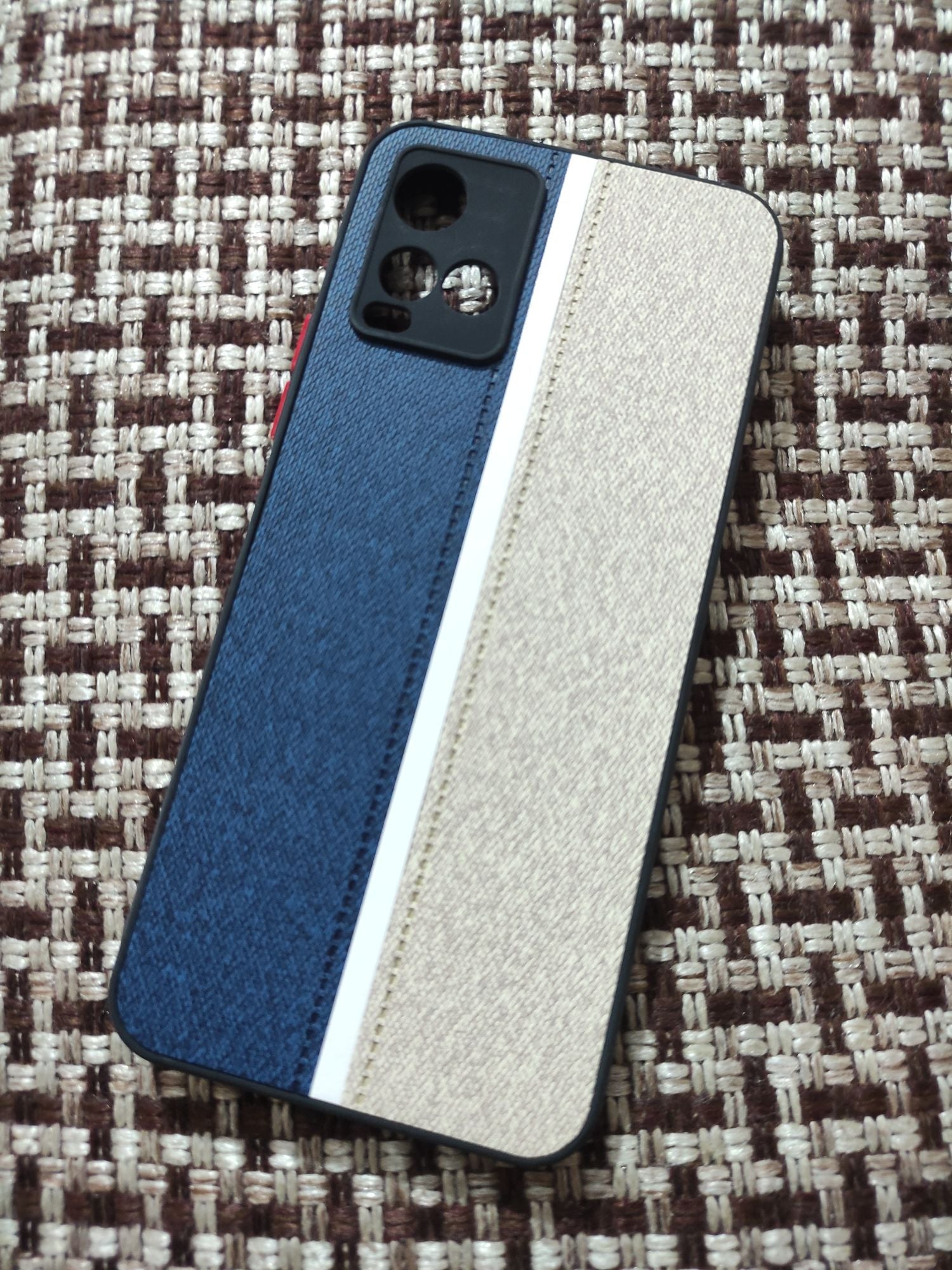 Vivo_Y33s/Y21 4G Soft Strip design two Colour back cover