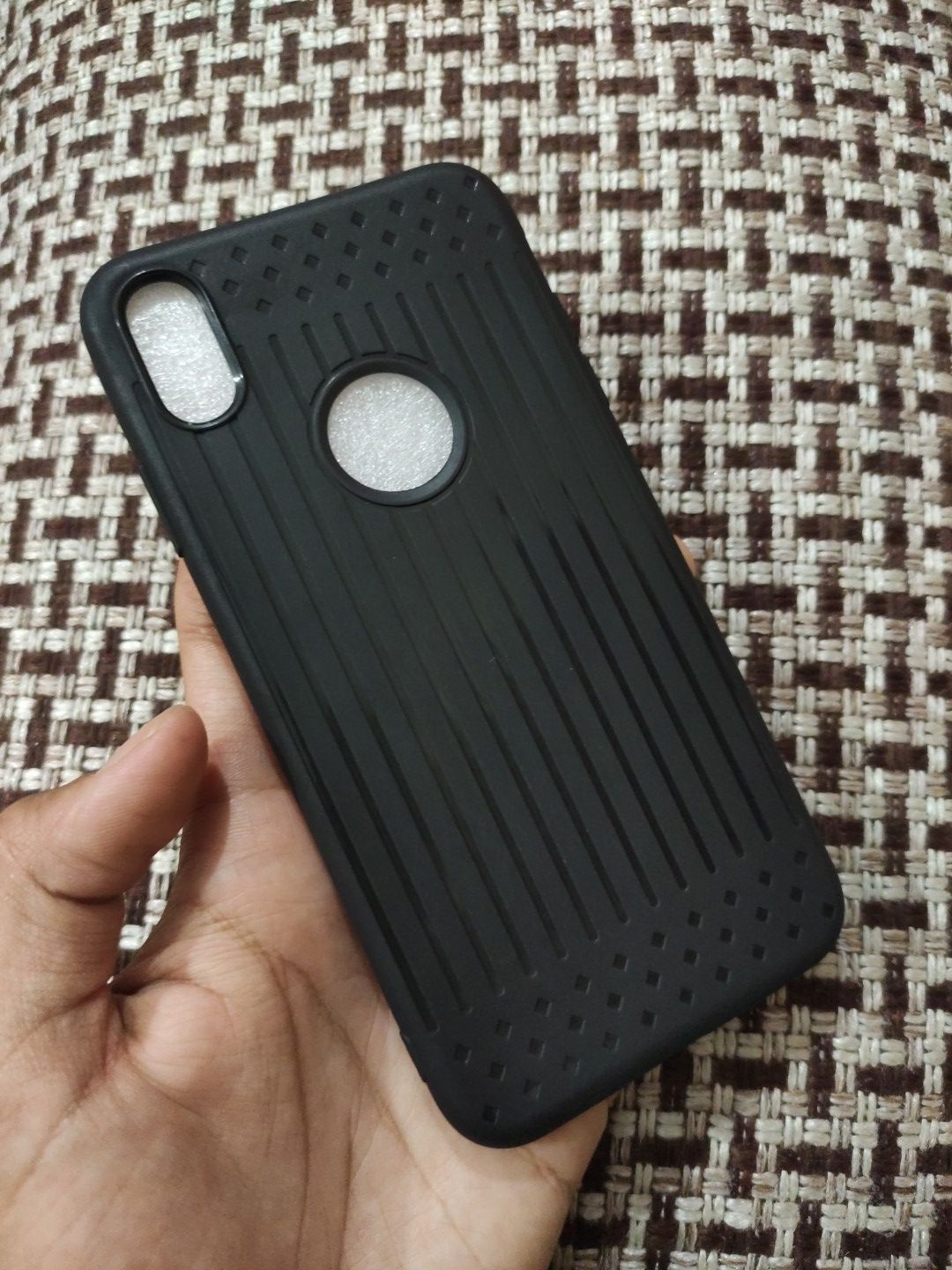 iPhone XS Max Soft Silicone Texture Back Cover