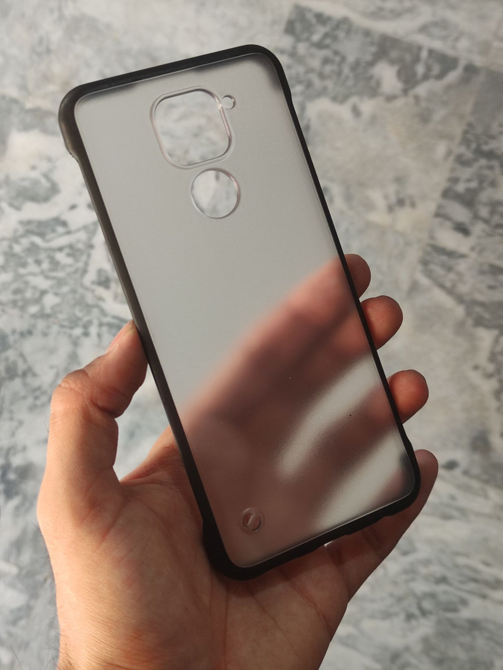 Xiaomi Redmi Note 9  Transparent Matt Frameless Back Cover