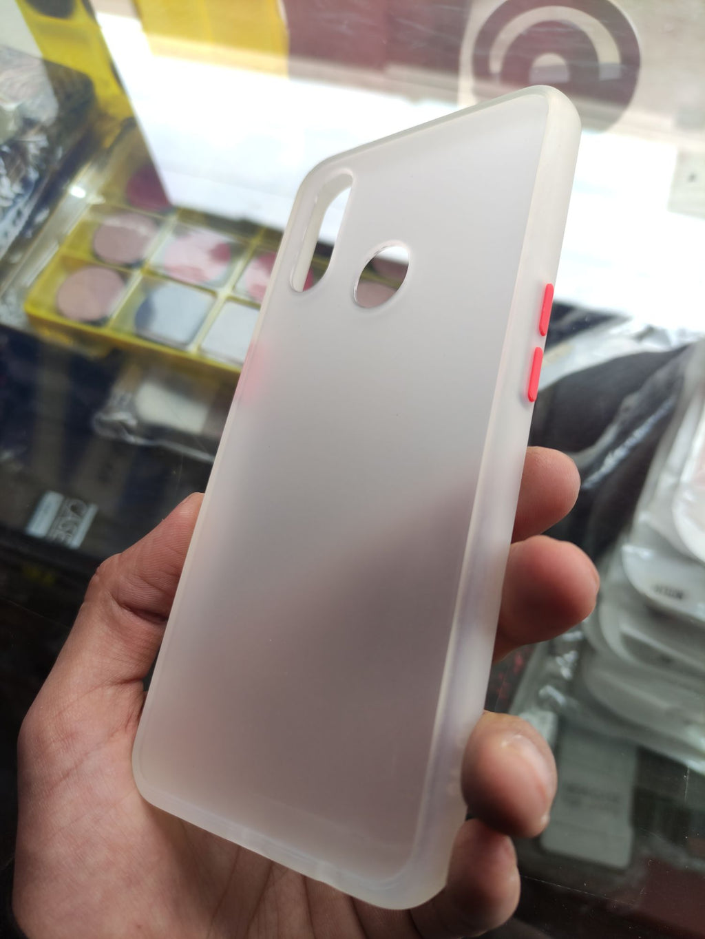 Oppo A31 Soft Matt Translucent Colour Buttons Back Cover