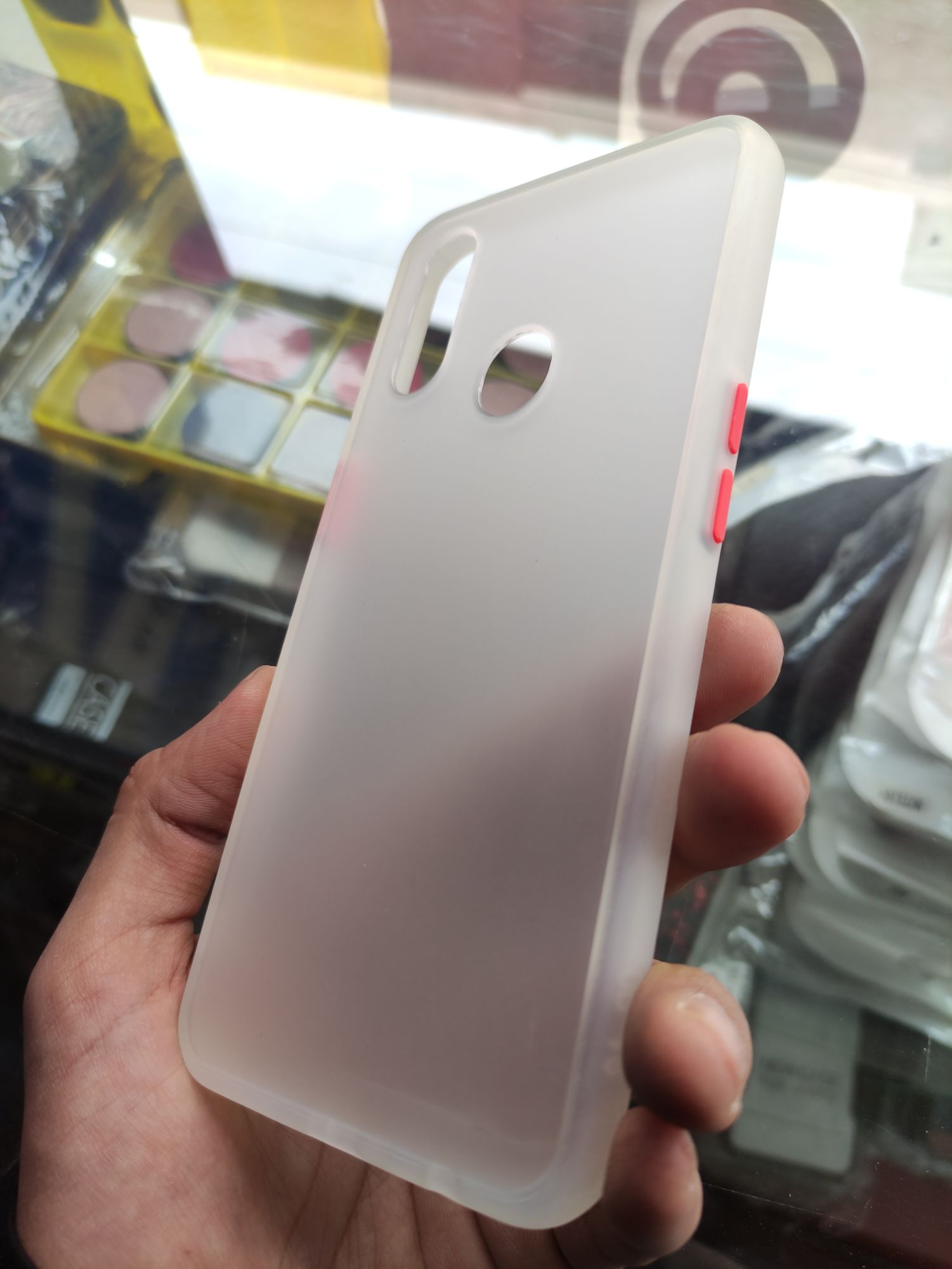 Oppo A31 Soft Matt Translucent Colour Buttons Back Cover