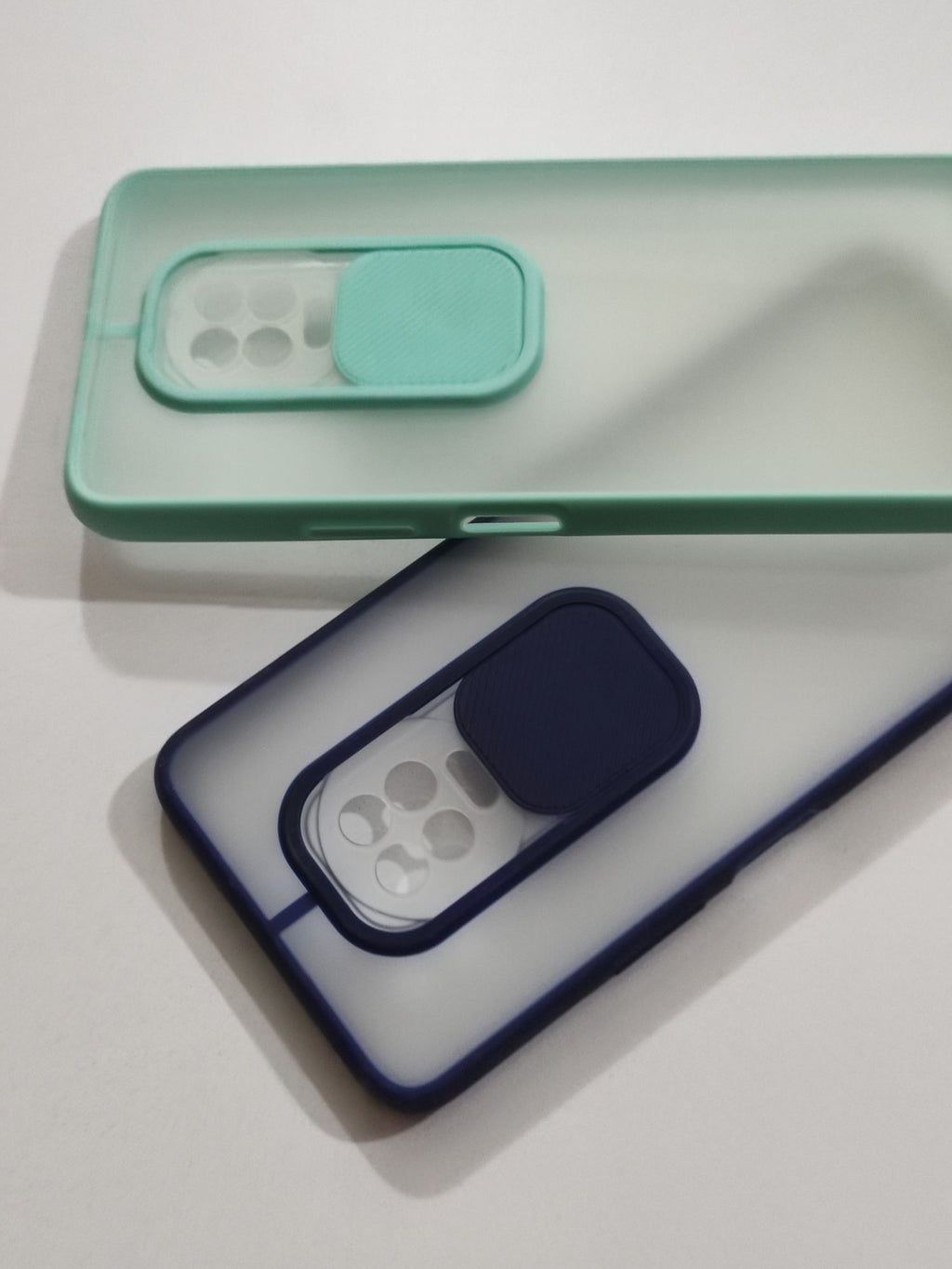 Infinix Note 7 Matt Colour Frosted Camera Slider Back Cover