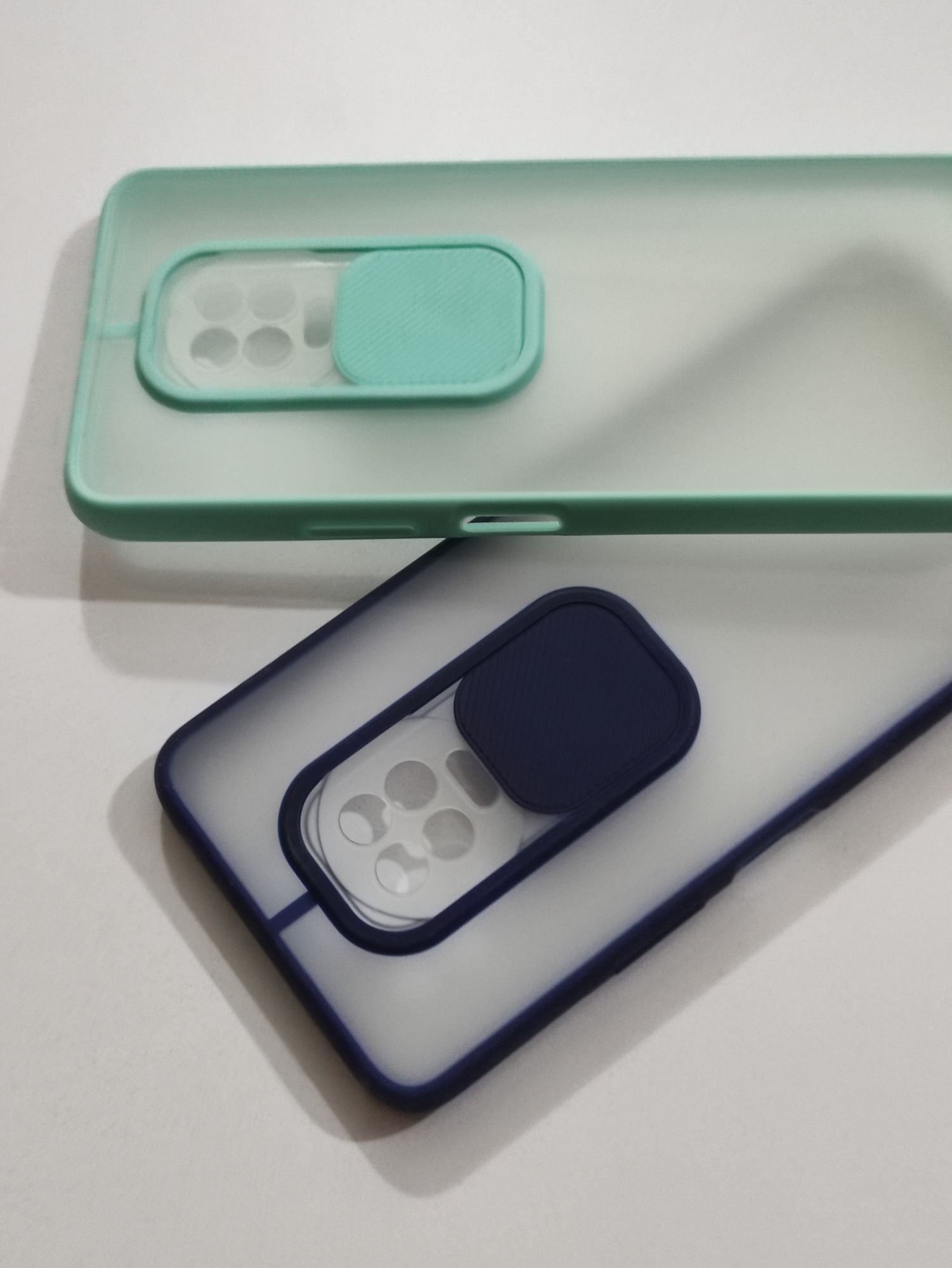 Infinix Note 7 Matt Colour Frosted Camera Slider Back Cover
