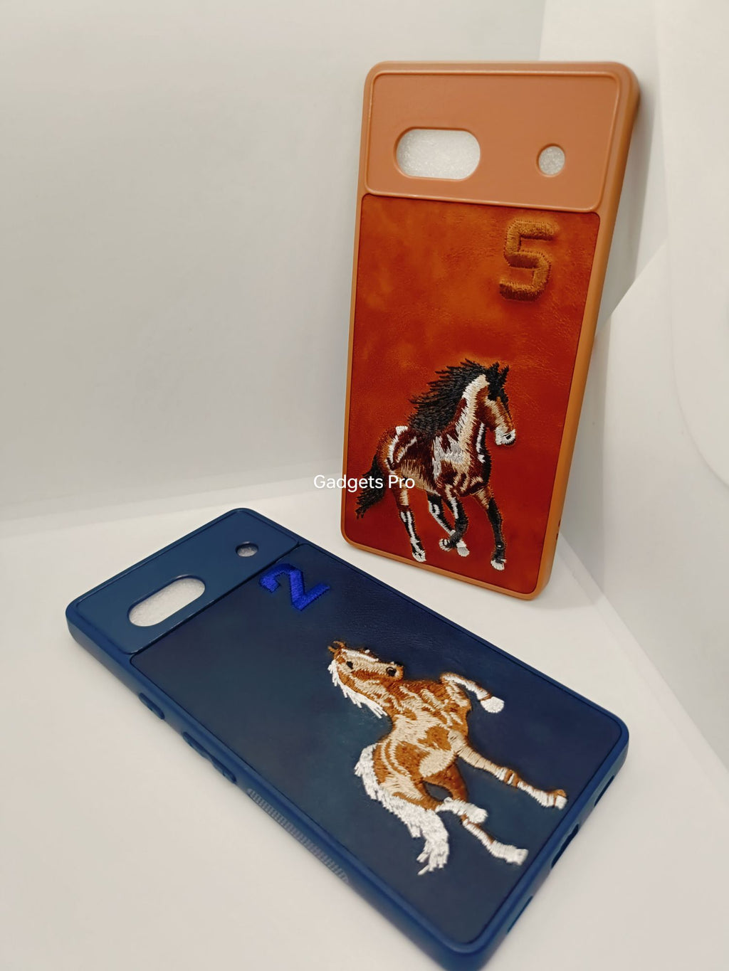 Google Pixel 7A Premium Quality PU Embroidery Polo Design Back cover