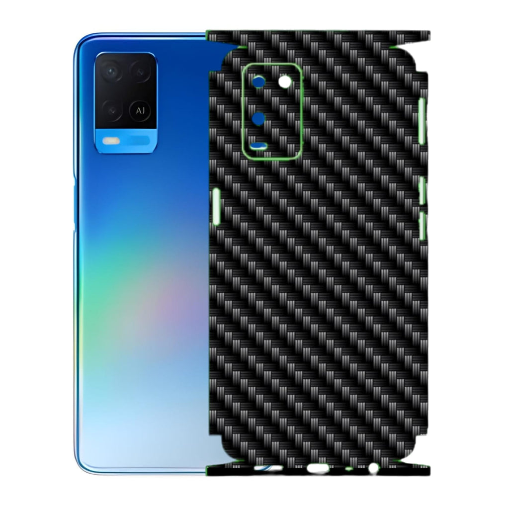 Oppo A54 Carbon Fiber Texture Full Body Skin Wrap