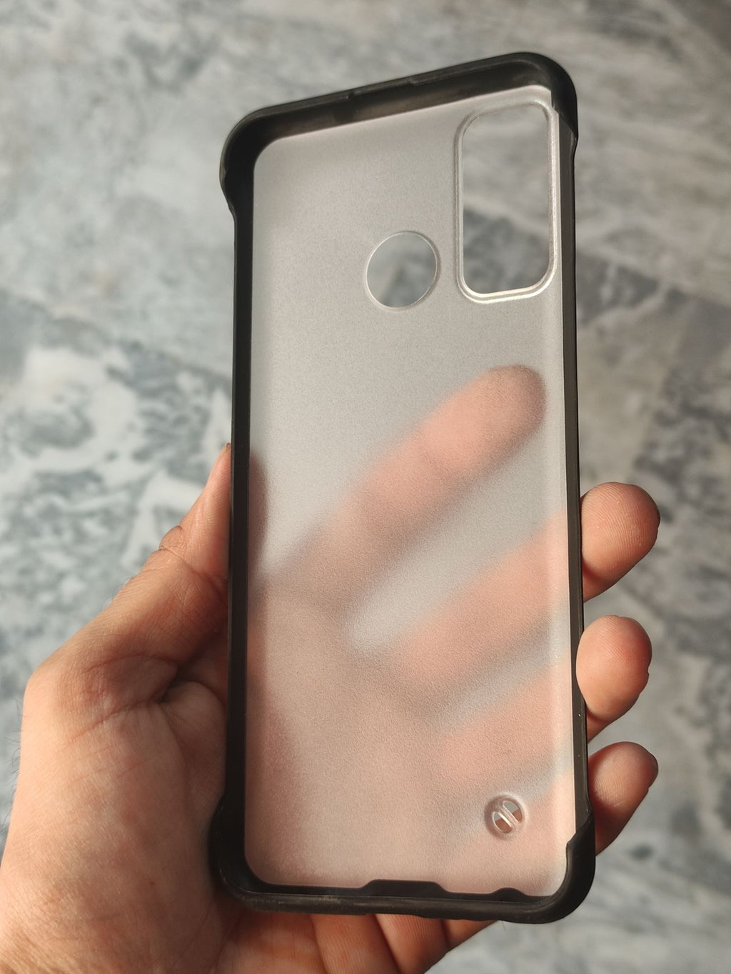 Tecno Spark Pro Transparent Matt Frameless Back Cover