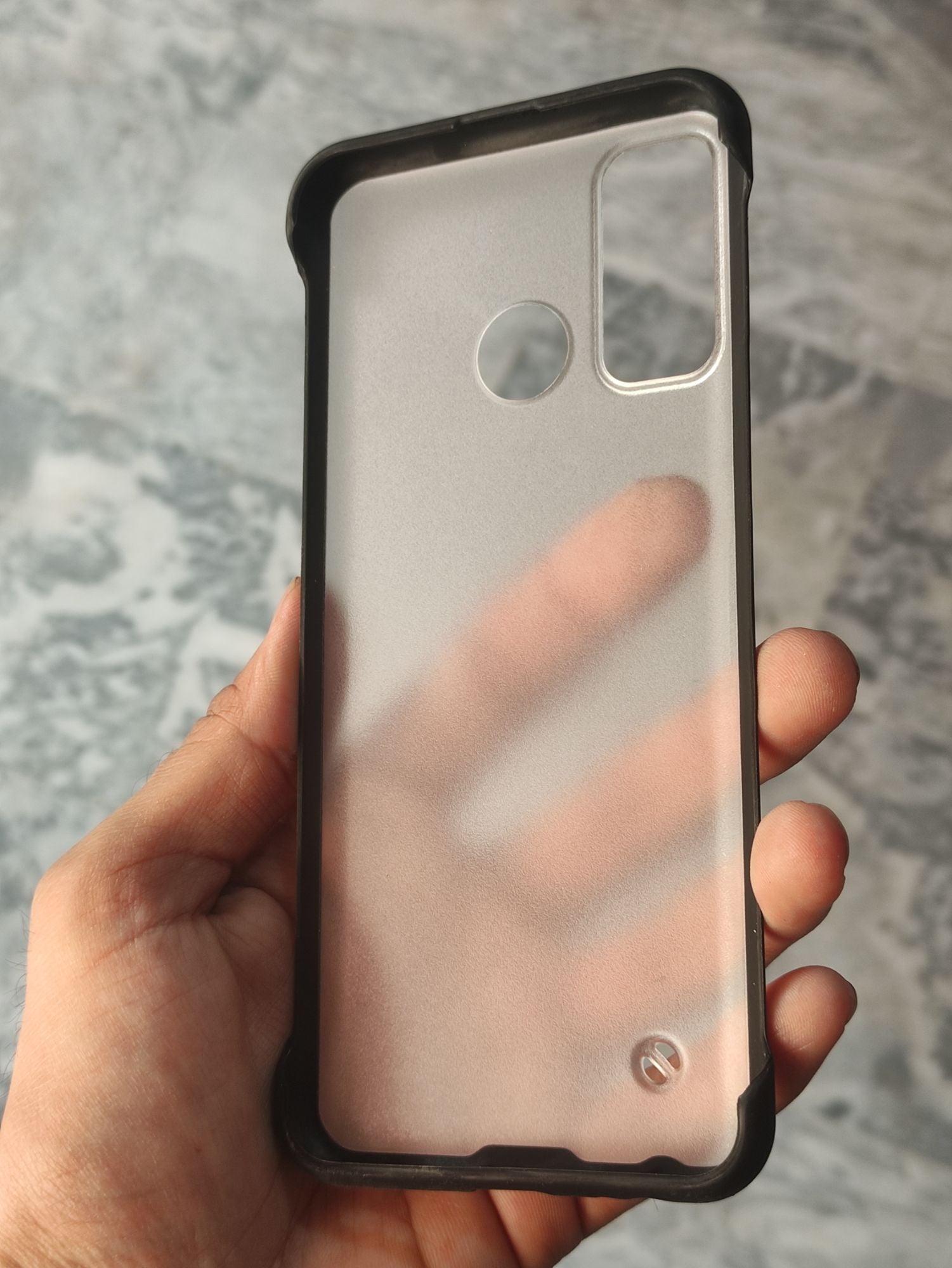 Tecno Spark Pro Transparent Matt Frameless Back Cover
