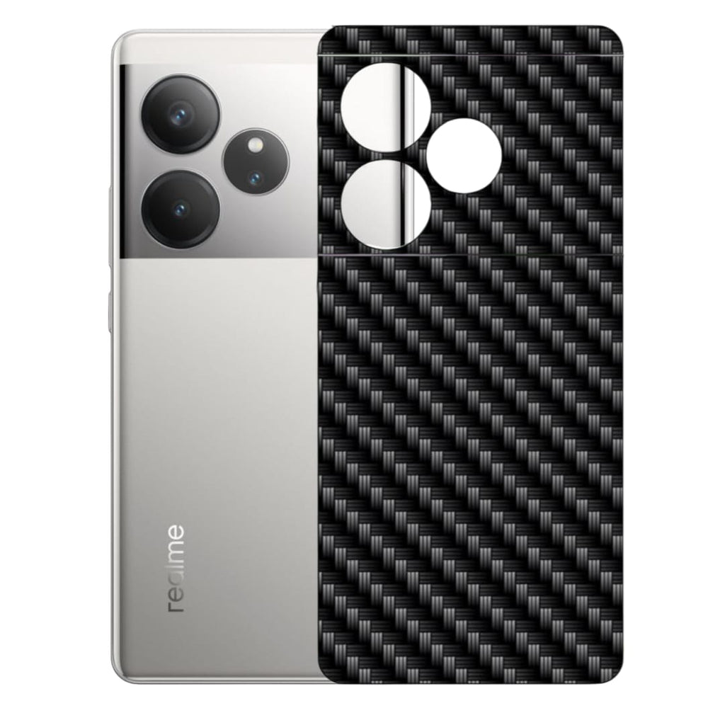 Realme GT6 Carbon Fiber Texture Back Skin Wrap