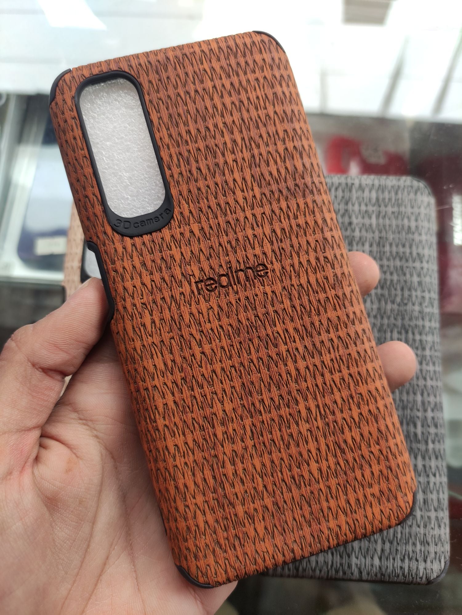 Realme_7 Soft Silicone Tecture Design back cover
