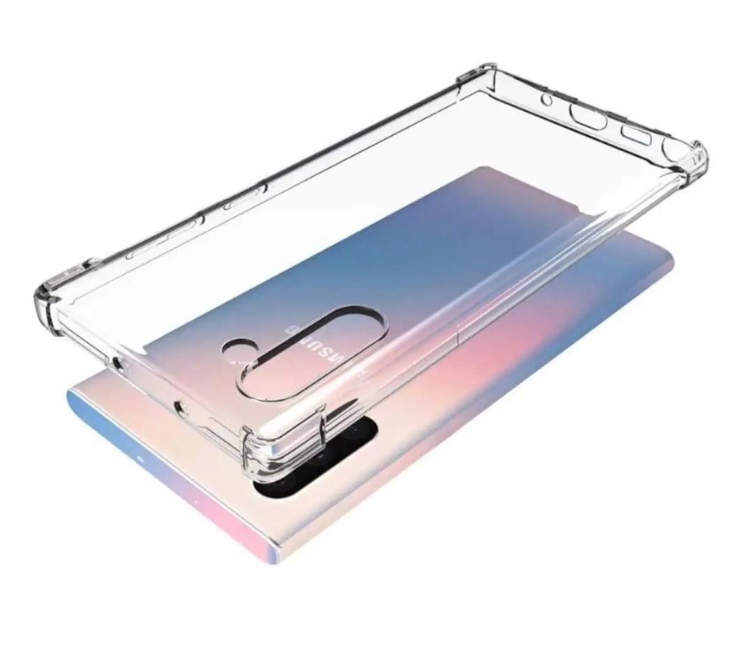 Samsung Note 10 Cover Shockproof Airbag Transparent Silicone Cover