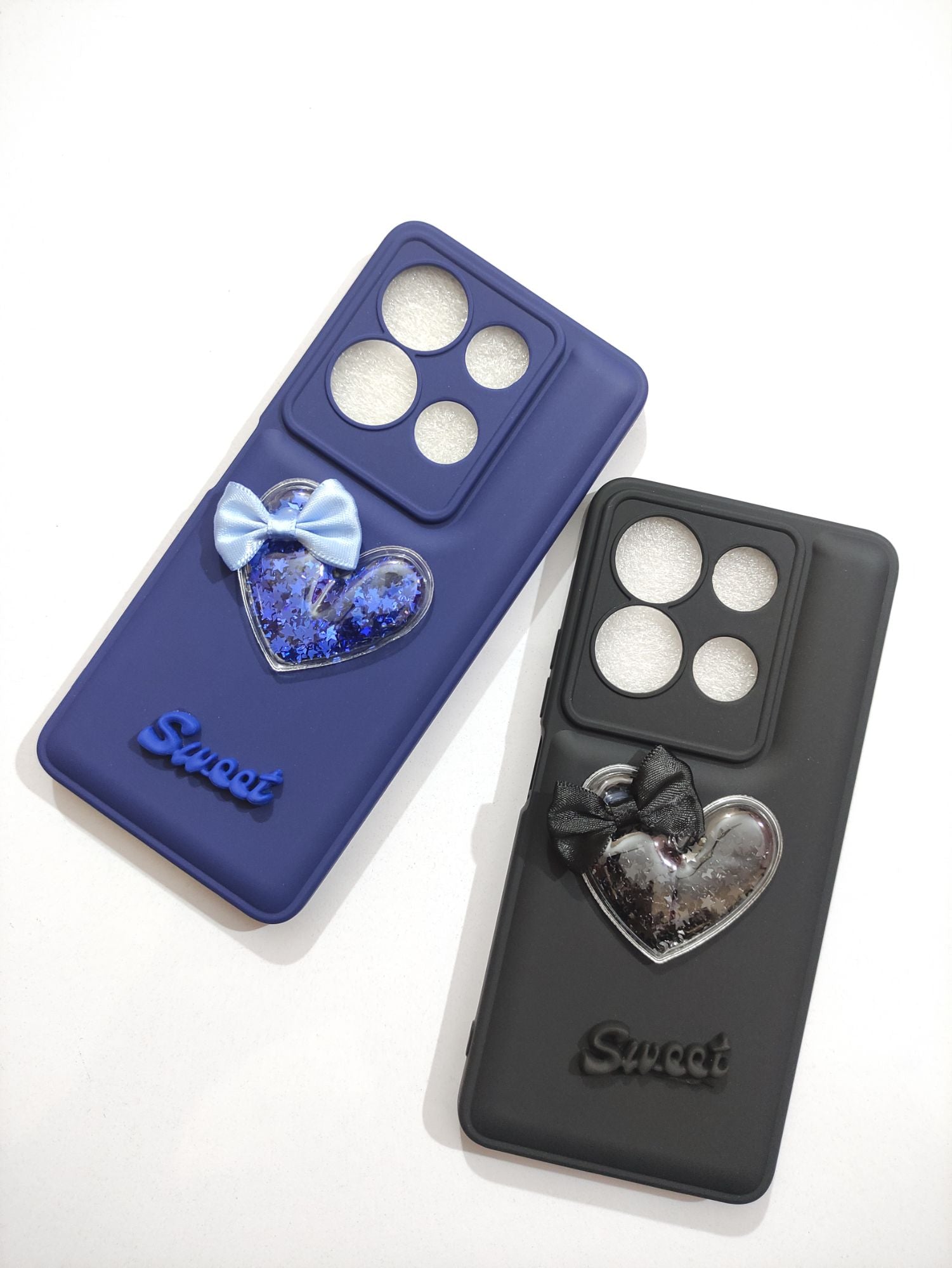 Infinix Note 30 Fancy Soft Silicone 3D Sweet Heart Back Cover