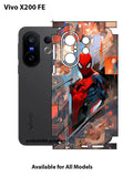 Vivo X200 FE Spiderman Design Full Body Skin Wrap