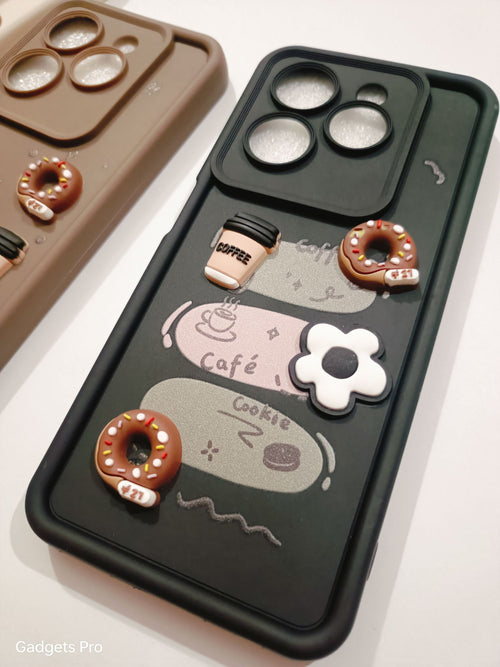 Infinix Hot 40 Fancy Soft Silicone 3D Cute Popup Back Cover