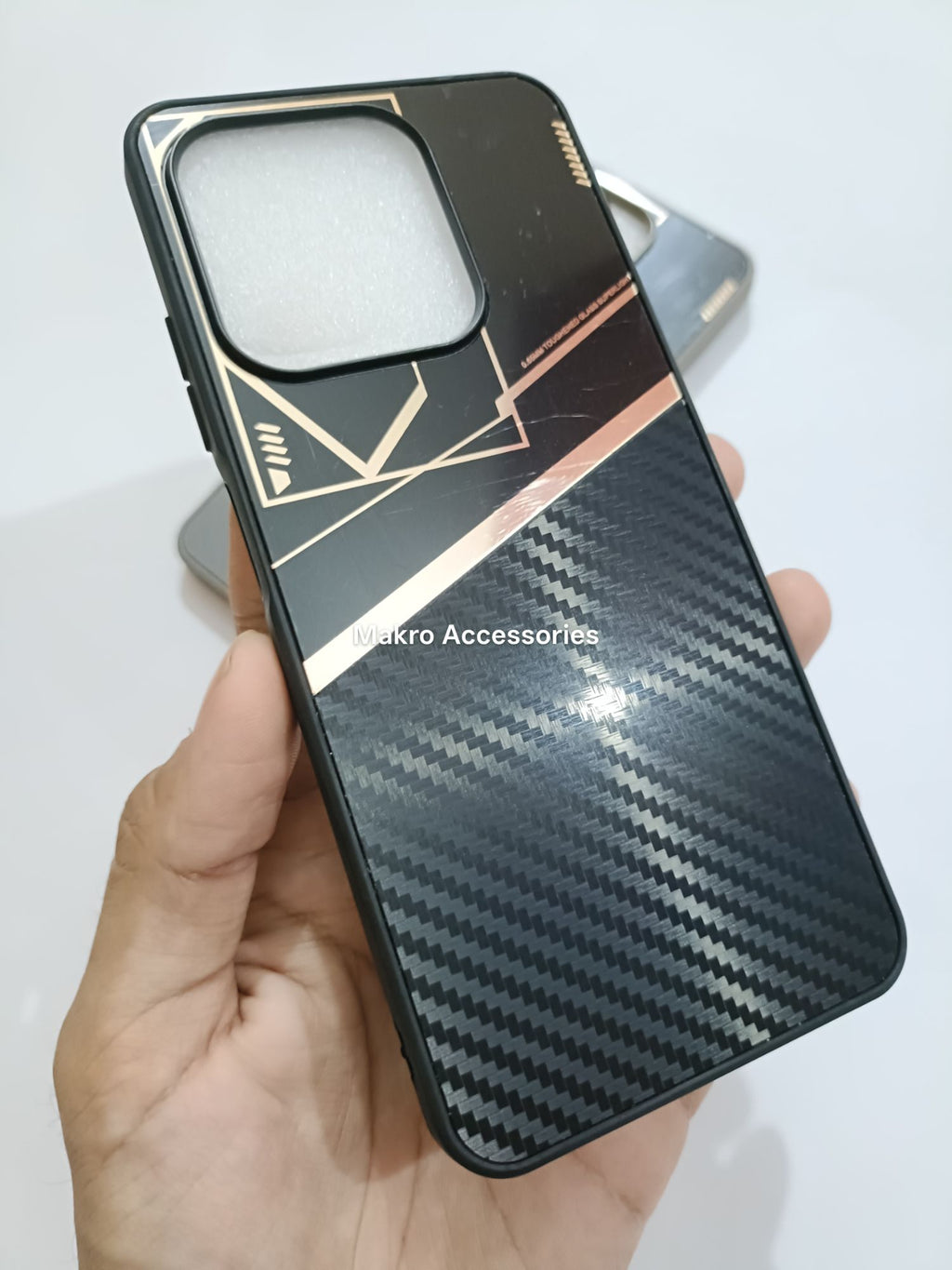 Realme C63 Premium Quality Carbon Fiber Prism Pulse back cover