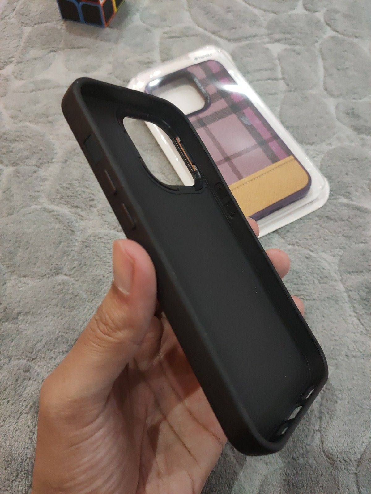 CASEPRO iPhone 14 Pro PU Dual Tone Leather Back Case