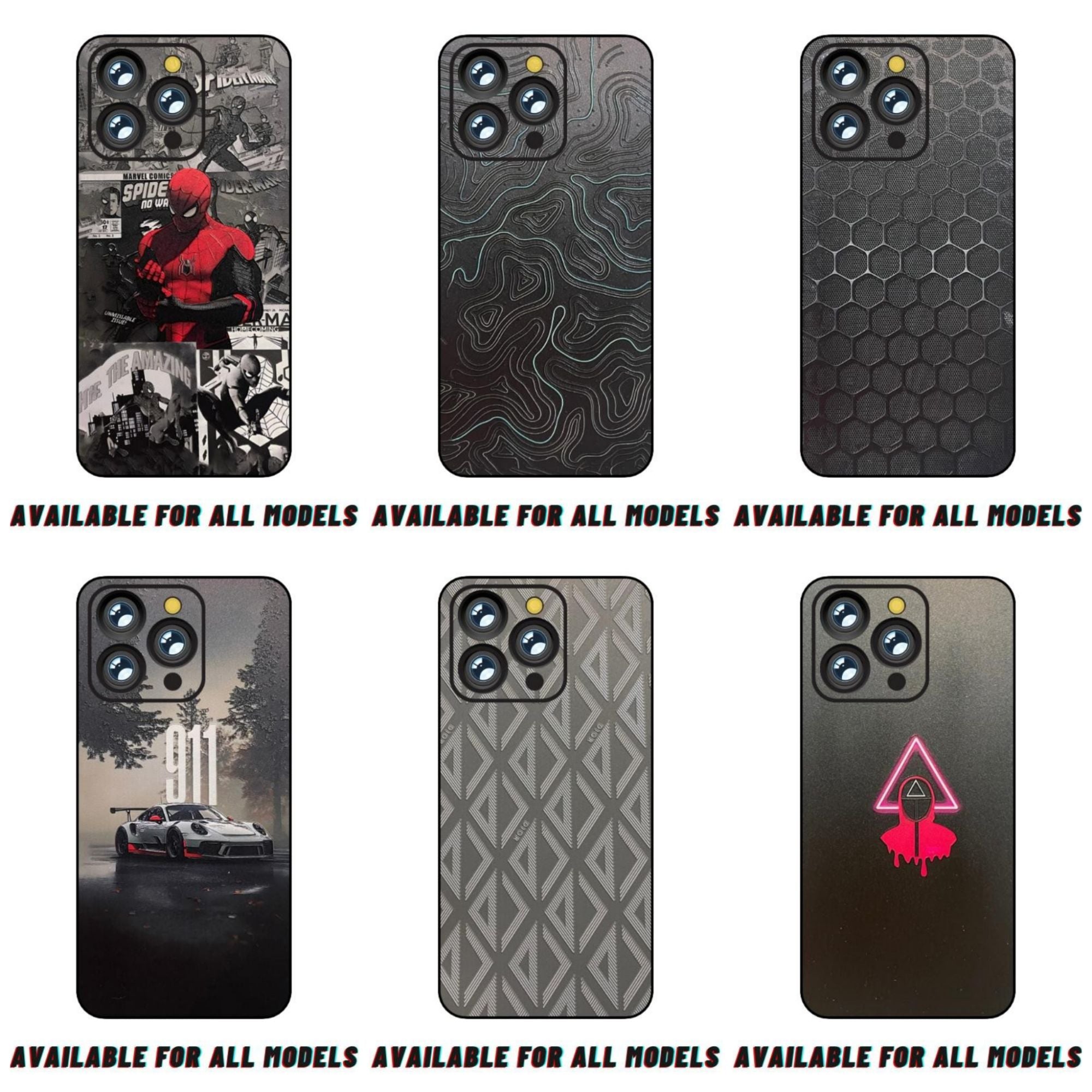 Newest Designs 3D Full Body Skin Wrap for All Models