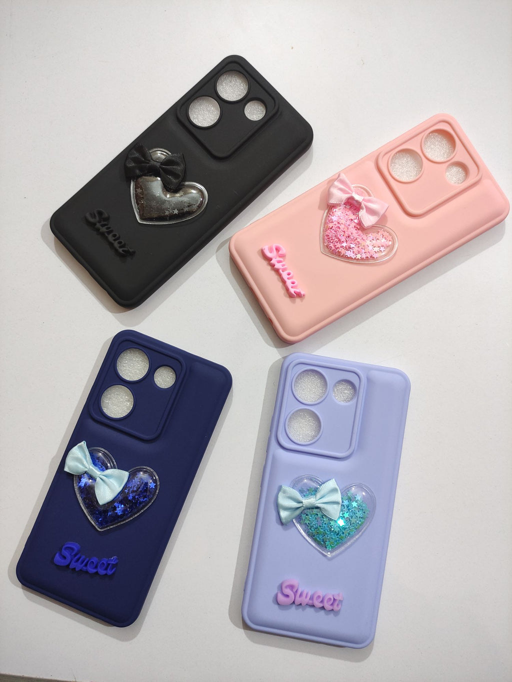 Tecno Camon 20/20 Pro Fancy Soft Silicone 3D Sweet Heart Back Cover