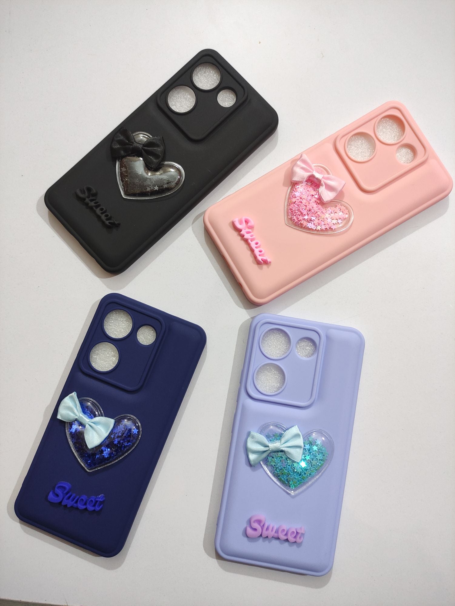 Tecno Camon 20/20 Pro Fancy Soft Silicone 3D Sweet Heart Back Cover