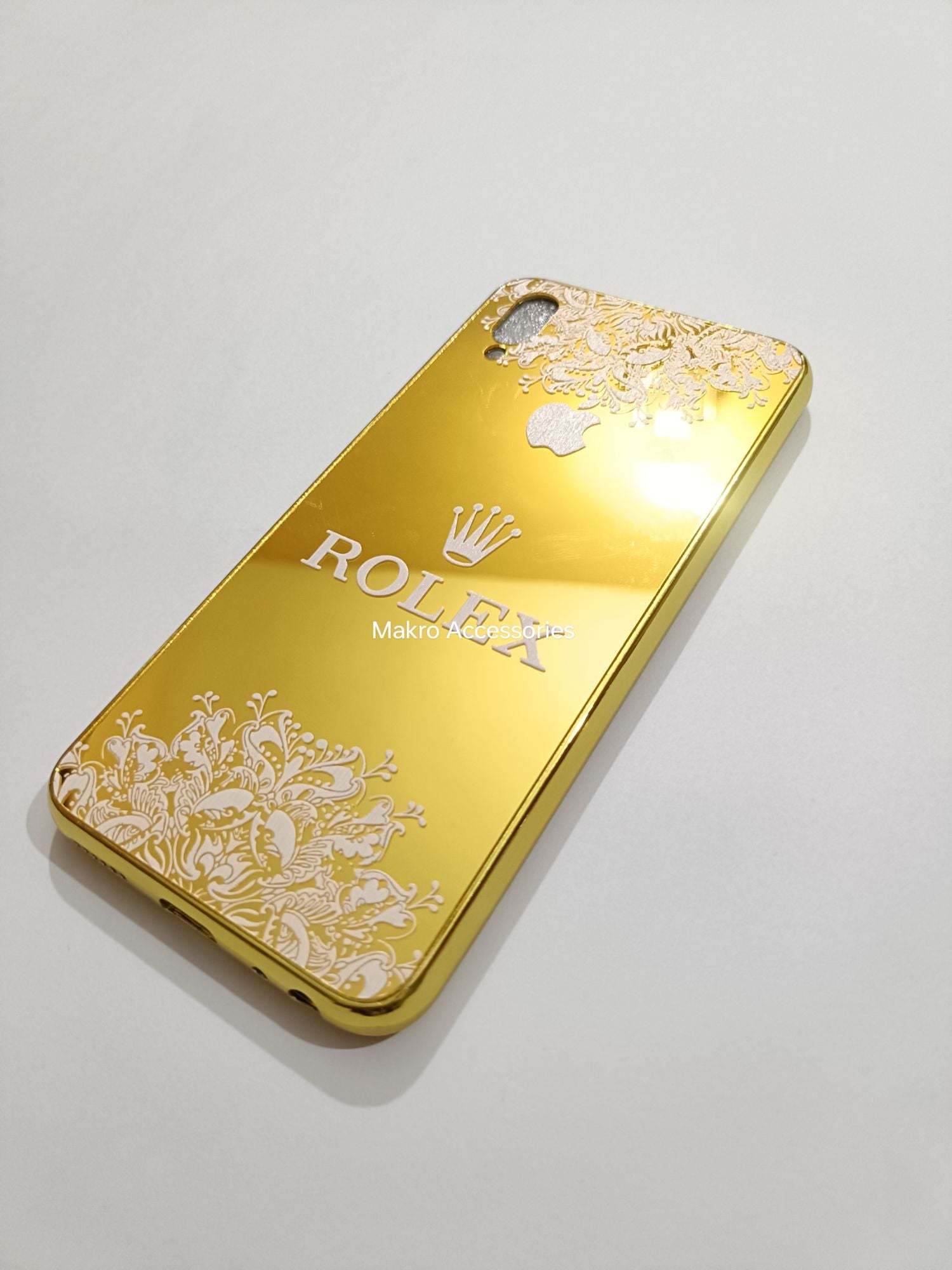 Vivo Y91C Gold Plated Mirror Back cover