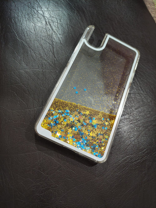 Huawei Shot X Fancy PC Clear Liquid Glitter Filled Back Cover
