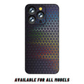 iPhone 16 Pro Max 3D Emboss Honeycomb Pattern Skin Wrap