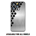 iPhone 16 Pro Max 3D Emboss Steel Pattern Skin Wrap