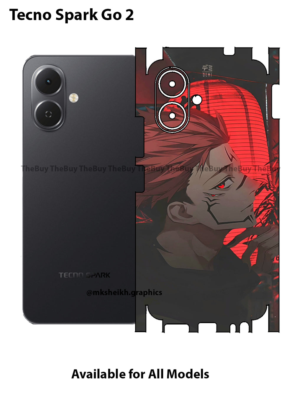 Tecno Spark Go 2 Full Body Skin Wrap