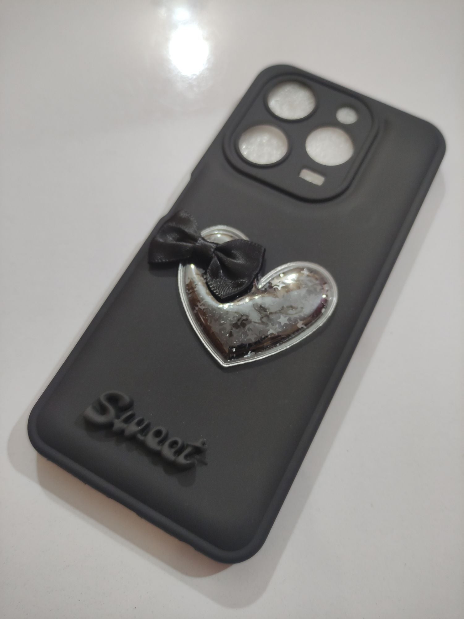 Tecno Spark 10 Pro Fancy Soft Silicone 3D Sweet Heart Back Cover
