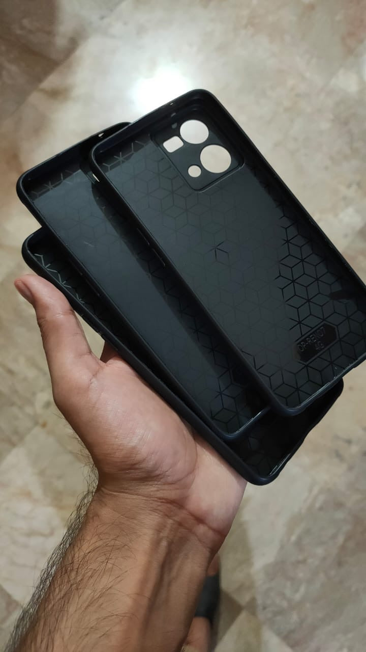 Oppo F21 Pro 4G Carbon Fiber Design PU Soft Back Cover