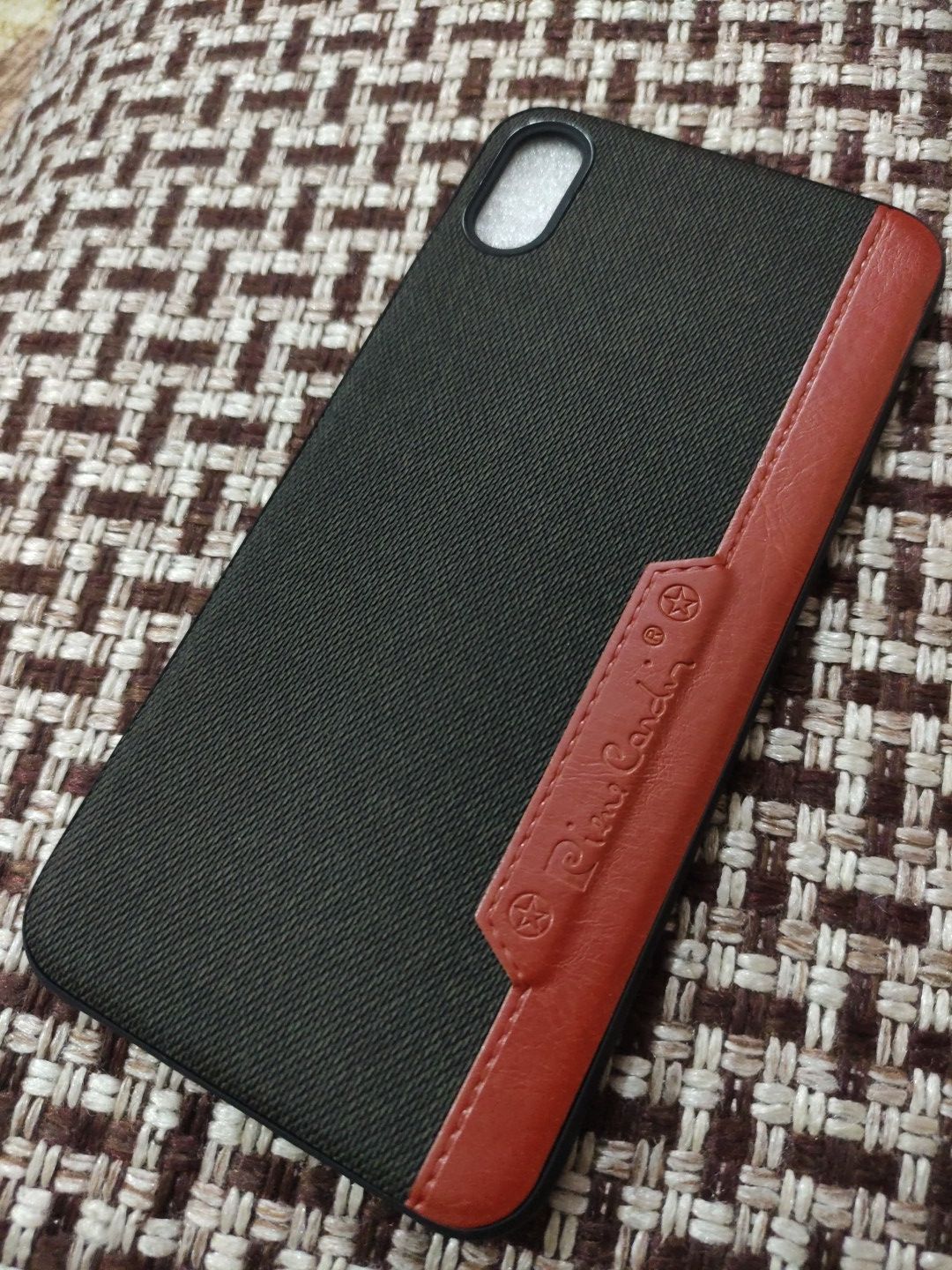iPhone XS Max Soft Silicone leather Cloth back cover