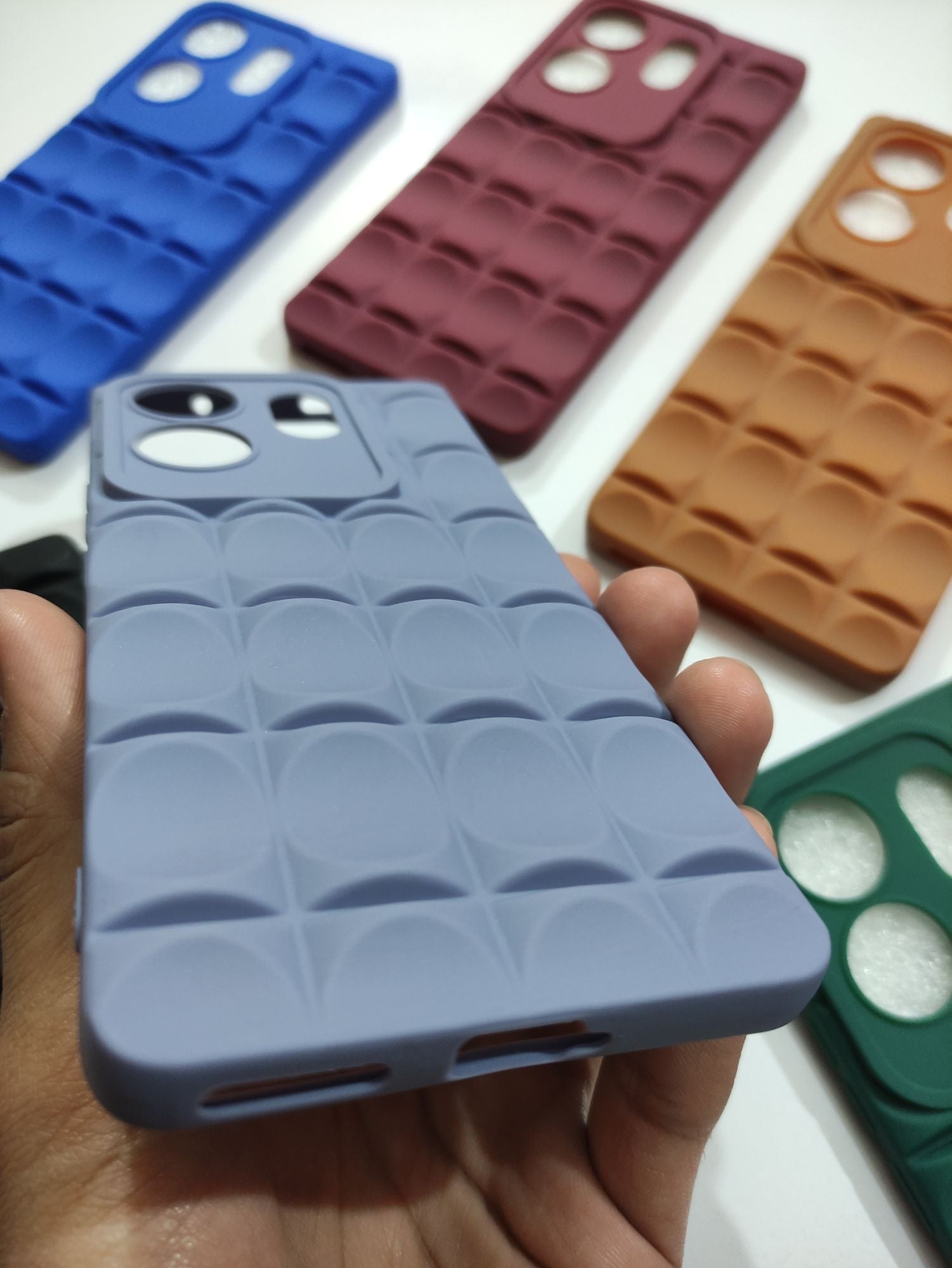 Infinix Zero 30 4G Soft Silicone Puffer Protection Back Cover