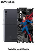 LG Velvet 5G Superman Design Full Body Skin Wrap