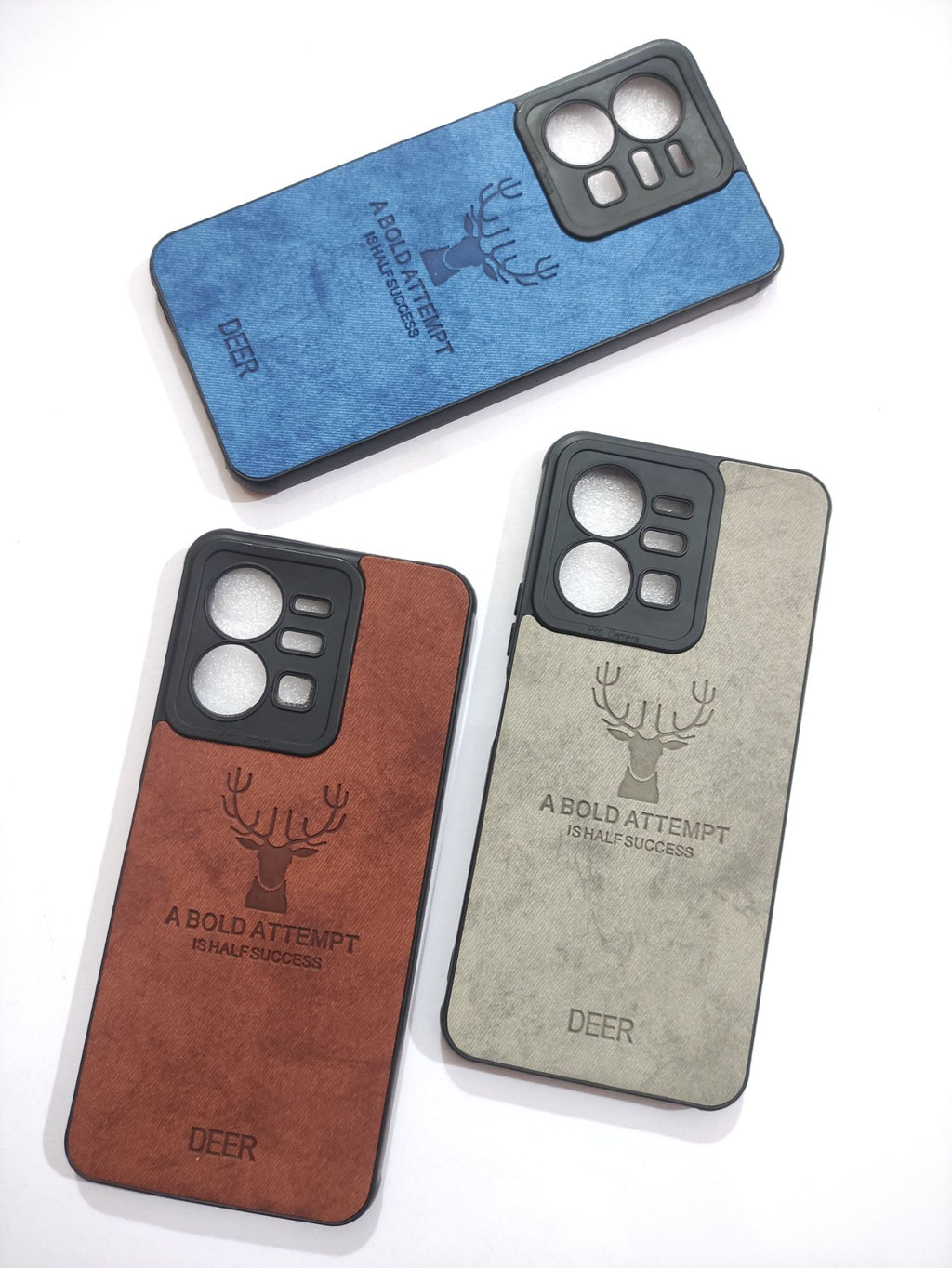 Vivo Y35 4G Soft Silicone Deer Fabric Back Cover