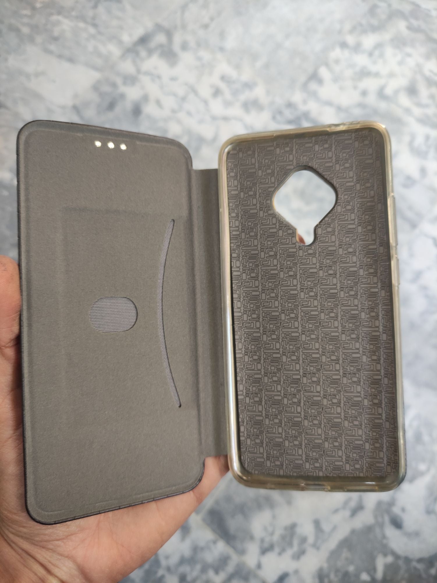 Vivo_S1Pro Leather Magnetic Adsorption Flip cover