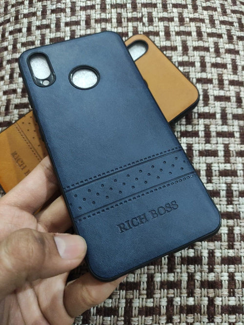 Huawei Nova 3i Soft Silicone Leather Texture Back Cover