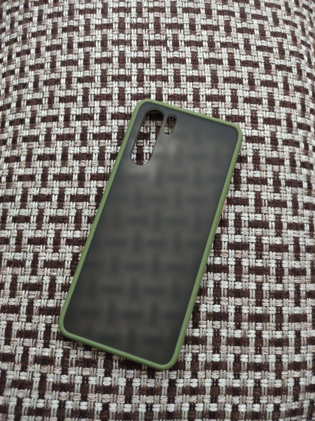 Reno 3 Matt Translucent Colour Buttons Back cover