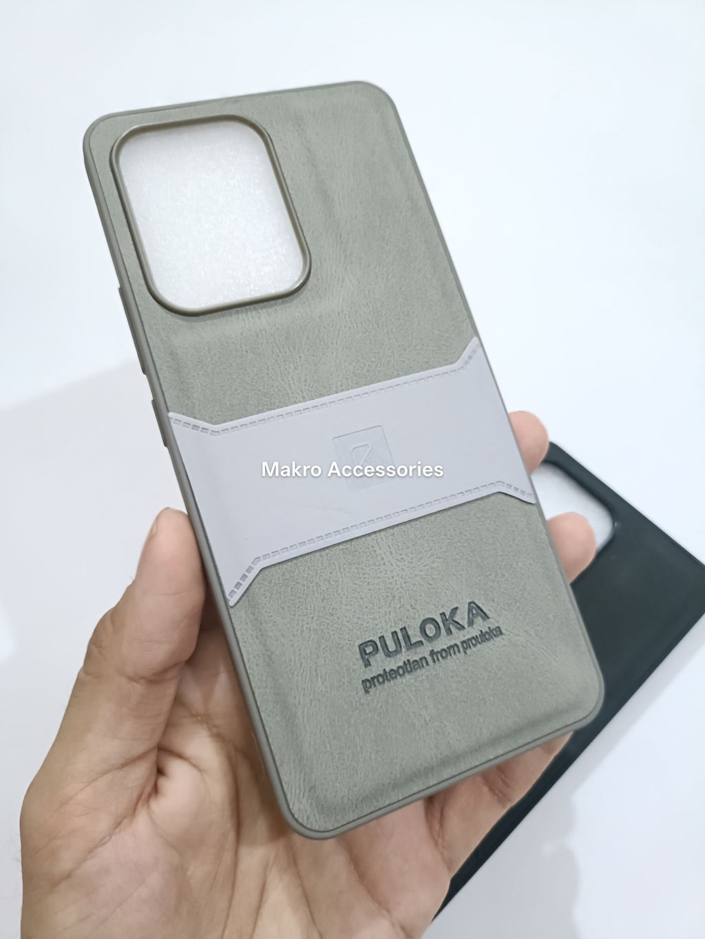 Oppo Reno 13F PU Leather Design Puloka Back Cover