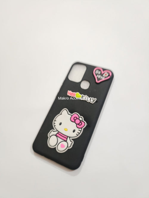 Infinix Hot 10 Play Fancy Soft Silicone Kitty Back cover