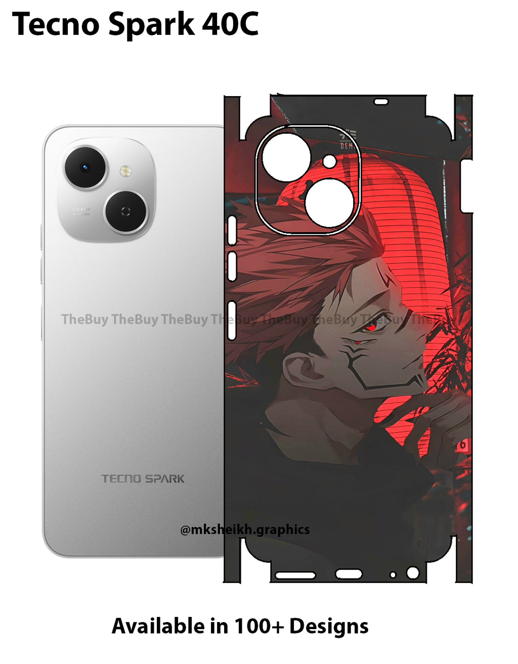 Tecno Spark 40C Full Body Skin Wrap